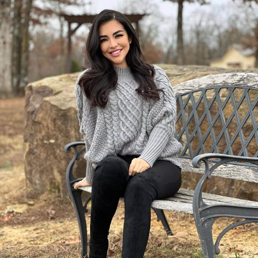 Gray sweater size small. Lightly used.
